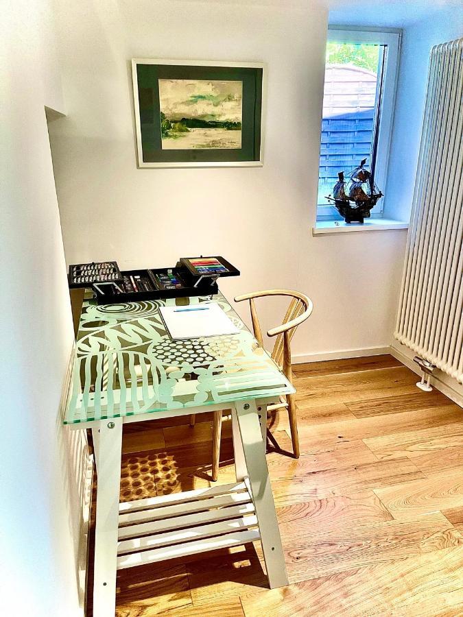 100M2 Fewo Im Haus Am See Mit Garten Bei Potsdam Schwielowsee Bagian luar foto