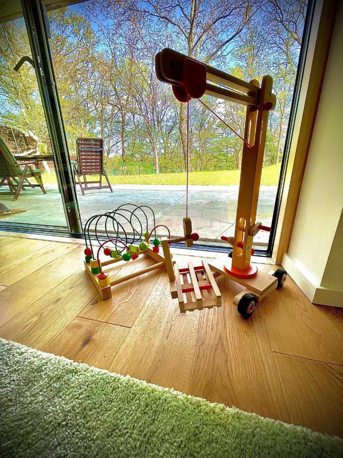 100M2 Fewo Im Haus Am See Mit Garten Bei Potsdam Schwielowsee Bagian luar foto